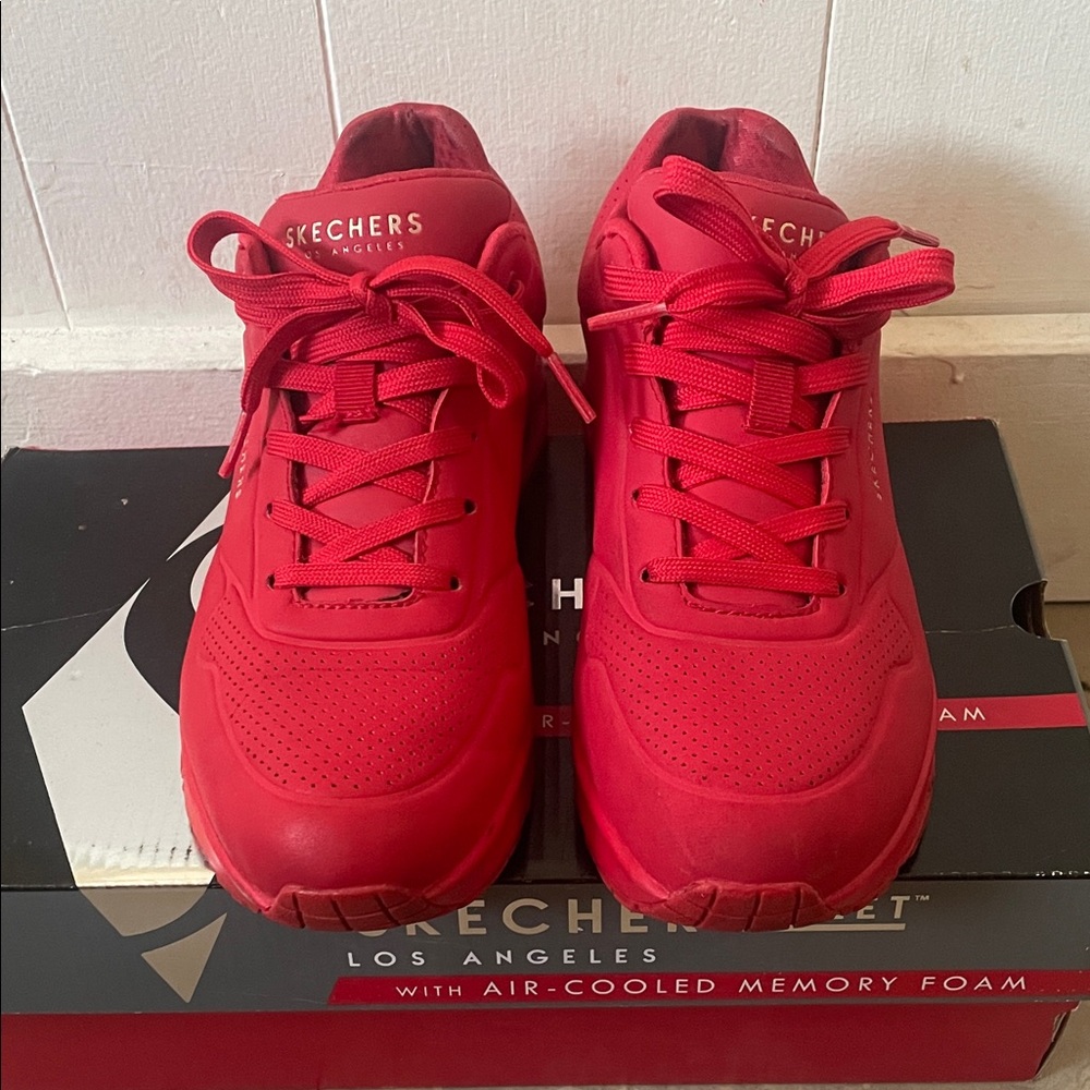 Skechers Women's Bold Red Sneakers